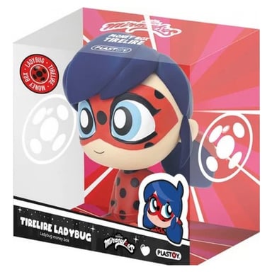Hucha de plástico Miraculous Lady Bug - Diseño atractivo y práctico