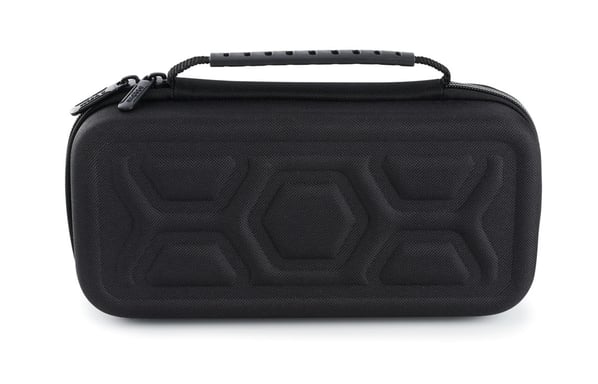 Switch Pack: funda de transporte + pantalla protectora + asas antideslizantes