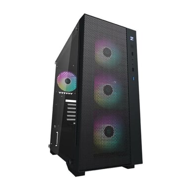 Caja PC - DEEPCOOL - MATREXX 55 Mesh ADD-RGB 4F (Negro) - Caja sin fuente de alimentación - Torre media - Formato E-ATX