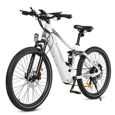Samebike XD26-II Bicicleta eléctrica para adultos, 750 W, 26 pulgadas, suspensión total, batería de 48 V y 14 Ah