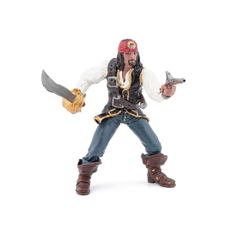 Figurine Pirate au Pistolet Aventure Papo Neuf