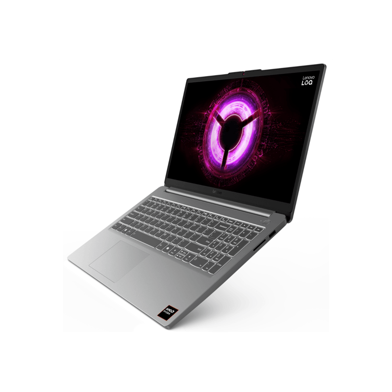 Lenovo LOQ 15ARP10E Ordinateur portable gaming 15,6  Ryzen 7 RTX 4050 16 Go 512 Go SSD Gris - Neuf