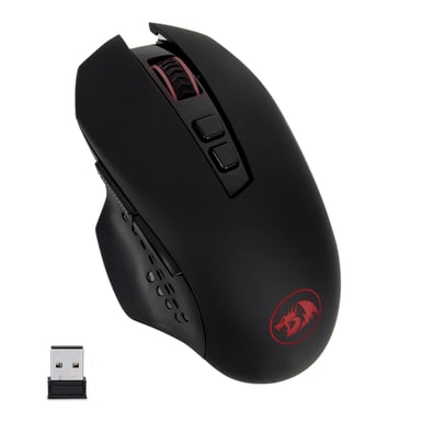 Souris Gamer Redragon GAINER WIRELESS (M656) 7 boutons, 4000 DPI, optique, sans fil 2,4Ghz, rétroéclairage LED