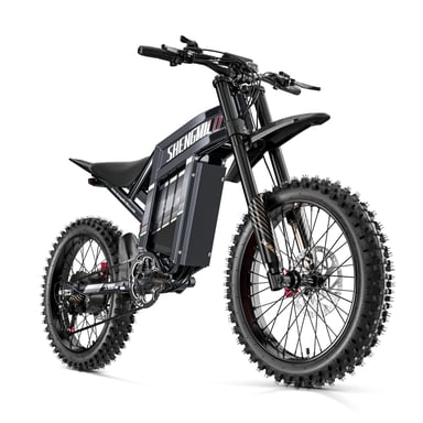Moto de cross eléctrica SHENGMILO S900 PRO con batería de 60 V y 35 Ah, suspensión completa