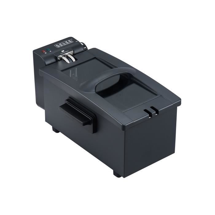 Friteuse CONTINENTAL EDISON CEFR3BLK – 3 L, 2000 W, Thermostat Réglable - vue 5