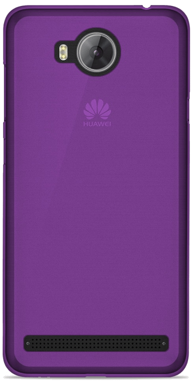 Coque silicone unie compatible Givré Violet Huawei Y3 II