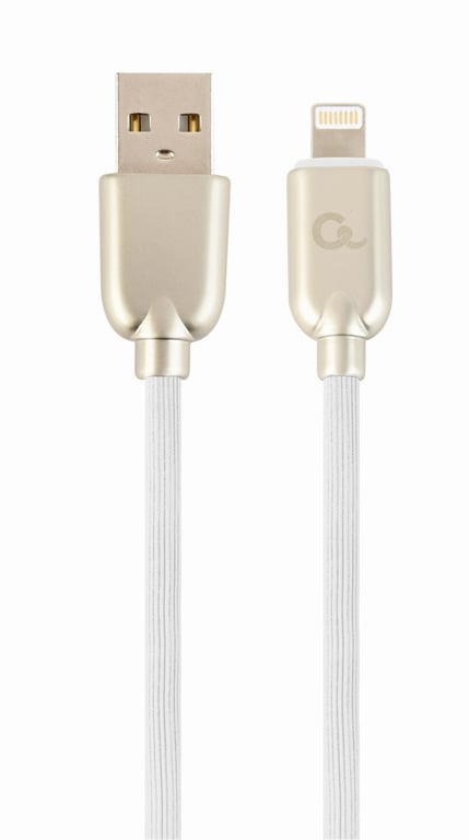 Cablexpert CC-USB2R-AMLM-1M-W cable de conector Lightning Blanco - Nuevo