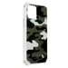 Coque pour iPhone 12 et 12 Pro avec Dragonne Motif Camouflage Vert