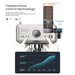 H10A Silver - Cafetera espresso semiautomática con temperatura regulable 20 bar