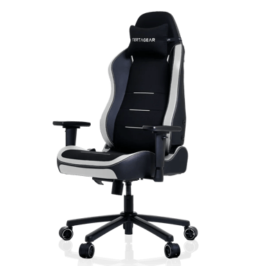 Chaise gaming Vertagear SL3800 HygennX Noir/Blanc – Ergonomie avancée, tissu anti-odeurs, soutien lombaire ContourMax™
