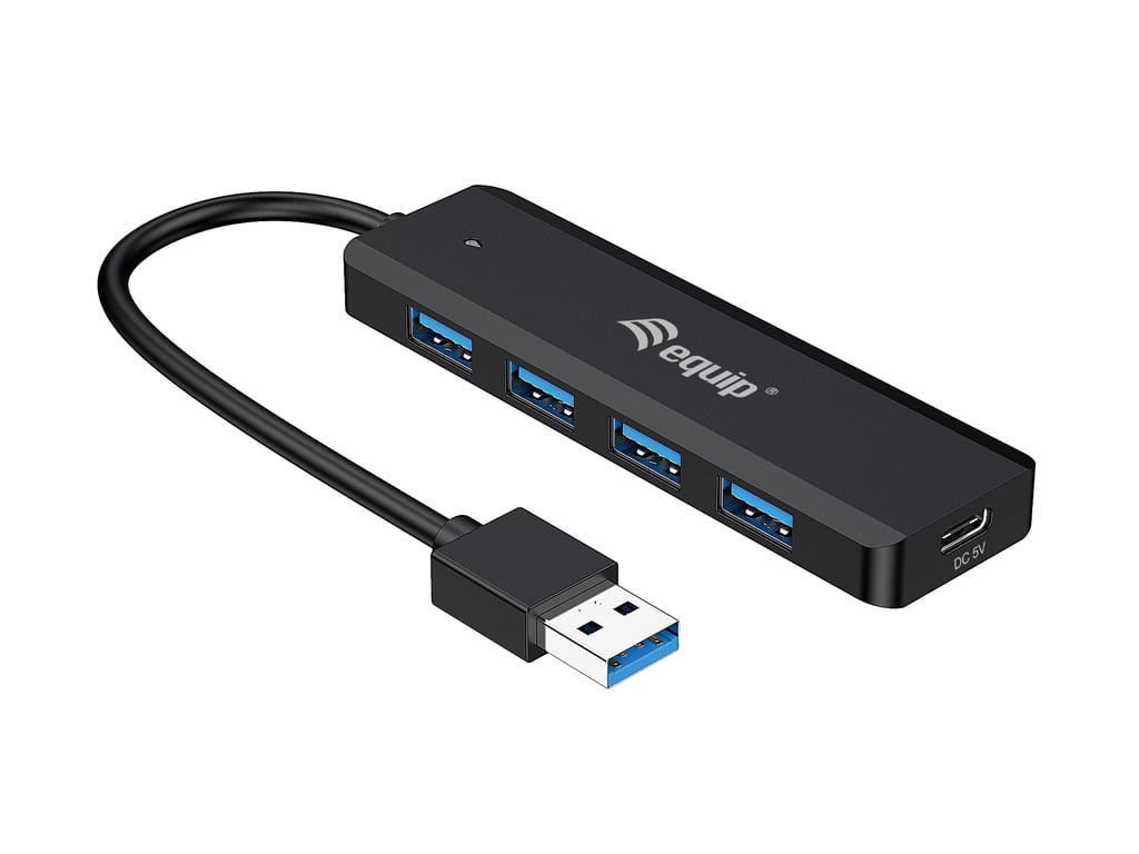 Equip 128959 hub & concentrateur USB 3.2 Gen 1 3.1 Gen 1 Type A 5000 Mbit/ Neuf