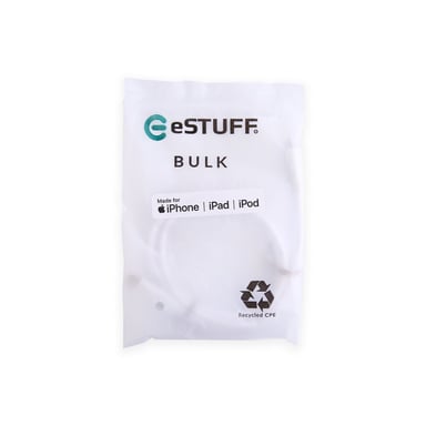 eSTUFF ES602170-BULK câble Lightning 1 m Blanc