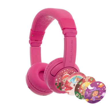 Buddyphones PLAY + Auricular rosa
