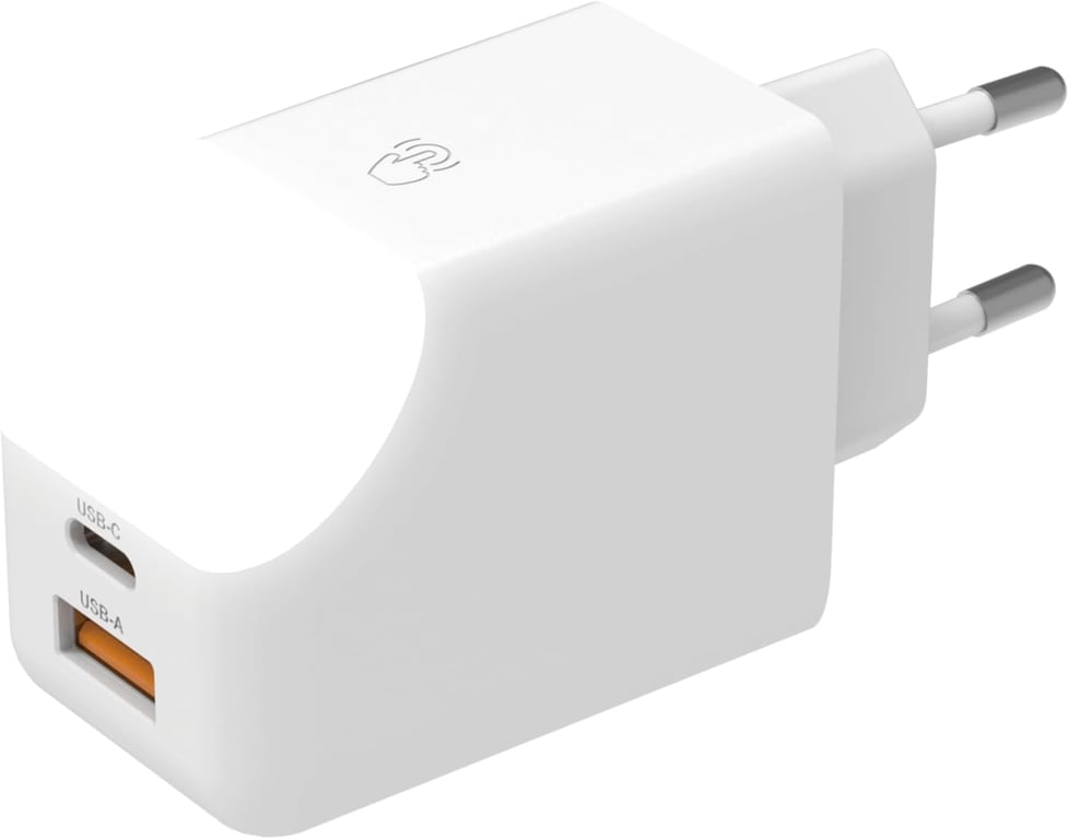 Adaptateur Secteur Double Ports Charge Rapide Port USB et USB C Idéal pour Charger Téléphones Tablette Ordinateur avec Lumière Tactile on Off Xoopar Ice G Neuf