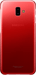 Coque rigide Evolution Samsung transparente et rouge pour Galaxy J6+ J610
