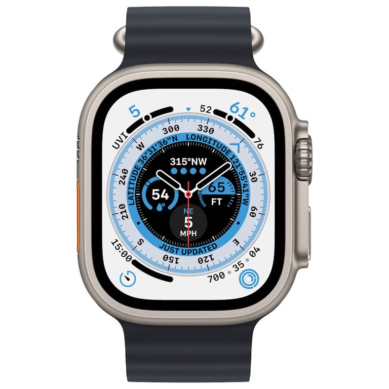 Extension pour Bracelet Océan pour Apple Watch | 44/45/46/49 mm - Taille XL - Midnight - Neuf