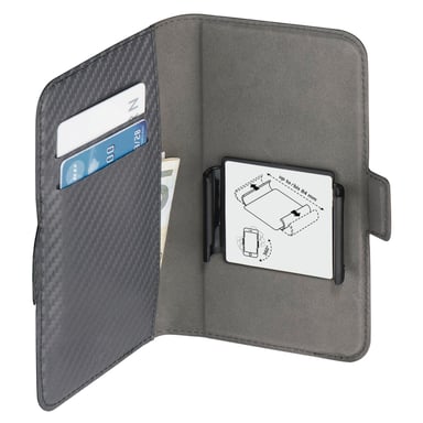Etui portefeuille ''Smart Move - Carbon'', t. XL (4,7 - 5,1'')