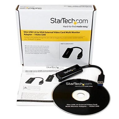 Adattatore video StarTech.com da USB 3.0 a VGA - scheda grafica esterna multi monitor sottile 1920 x 1200 / 1080p