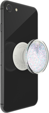 Support PopGrip Gen 2 Luxe Adhésif Stand et Selfie Halo White Popsockets