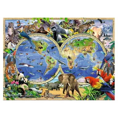 Puzzle educativo Wild World - 300 piezas para niños
