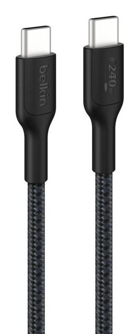 Belkin BoostCharge Pro cable USB 3 m USB C Negro - Nuevo