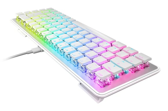 Turtle Beach Vulcan II Mini teclado Juego USB AZERTY Francés Blanco