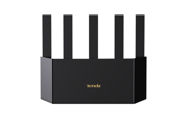 Tenda TX12L Pro router inalámbrico Gigabit Ethernet Doble banda (2,4 GHz / 5 GHz) Negro