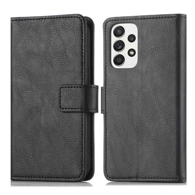 imoshion Étui de télephone portefeuille de luxe pour Samsung Galaxy A53 - Noir