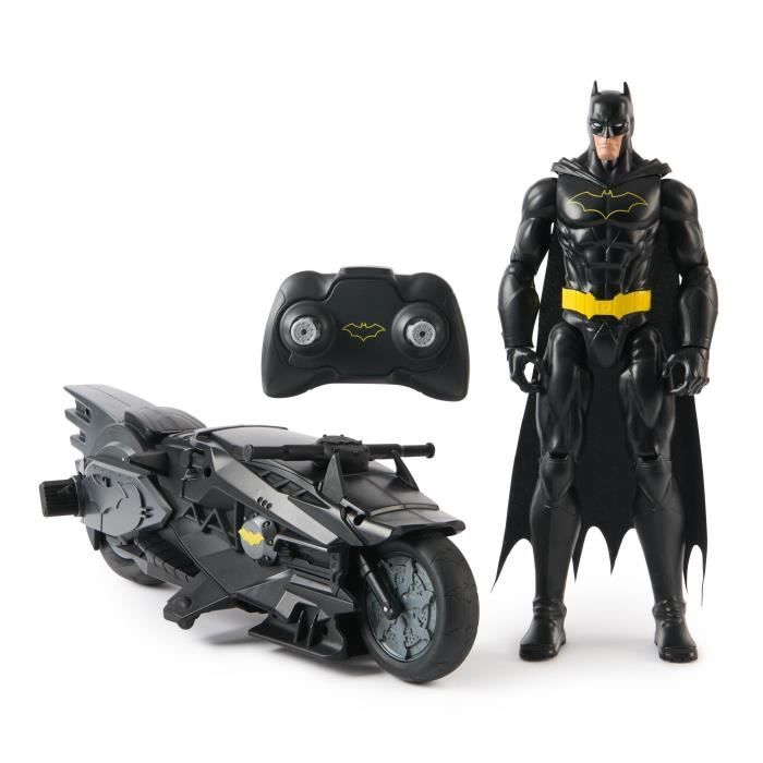 Spin Master Pack Batcycle Rc + Figurine Batman 30 Cm Batman - vue 4
