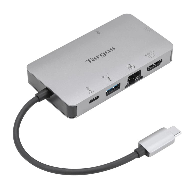 Targus Station d'accueil USB C DP Alt Mode vidéo unique 4K HDMI / VGA avec PD Pass Through