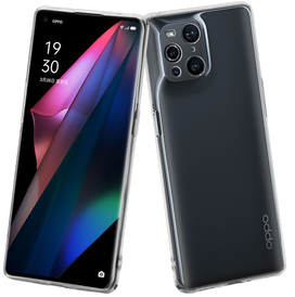 Muvit For Change Coque Souple Clear Designed For Oppo Find X3 Pro