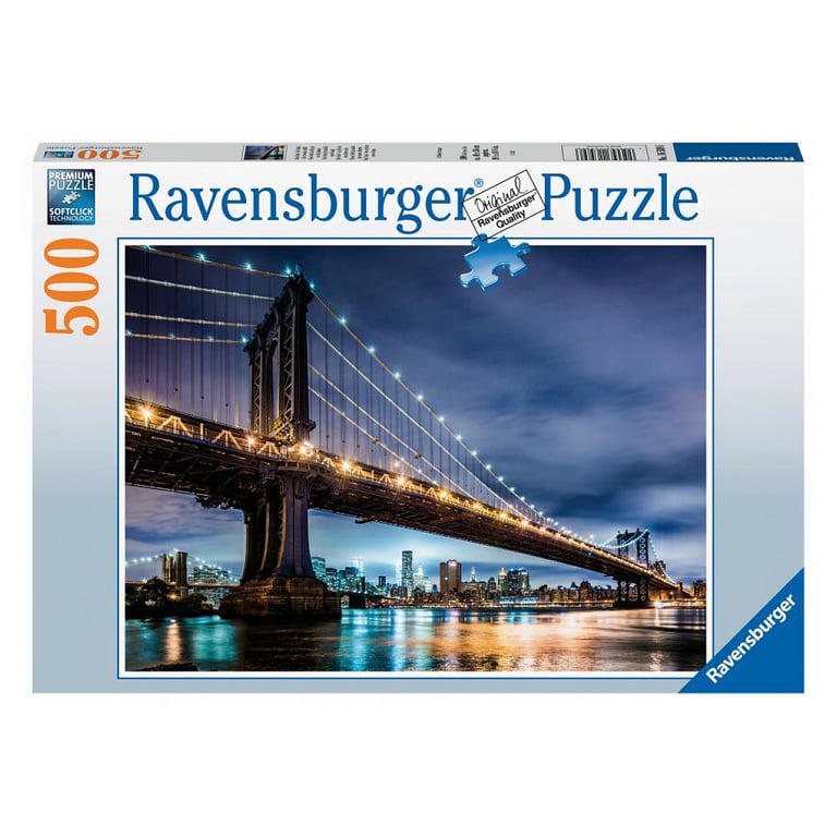 Puzzle 500 pièces : New York la ville qui ne dort jamais Ravensburger France - vue 2