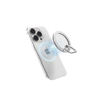 Support magnétique pour téléphone iRing - MagSafe - iPhone - Blanc céramique
