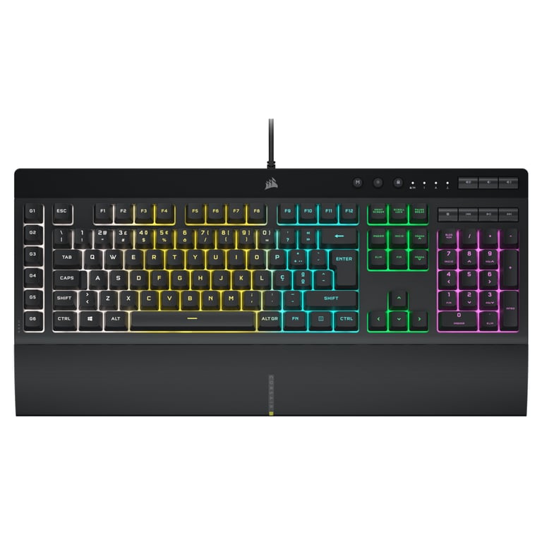Clavier gamer K55 RGB Pro - vue 1