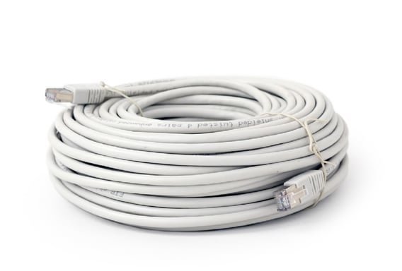 Cavo di rete Patch in CCA Schermato Cat. 6 Bianco F/UTP 5 m Bulk ICOC