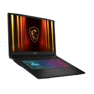 MSI Katana 17 HX B14WFK-007FR Intel® Core™ i7 i7-14650HX Portátil 43,9 cm (17.3'') Quad HD 16 GB DDR5-SDRAM 1 TB SSD NVIDIA GeForce RTX 5060 Wi-Fi 6E (802.11ax) Windows 11 Home Francés Negro