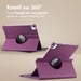 imoshion Coque tablette rotatif à 360° pour Apple iPad Pro 11 (2020/2021/2022) - Violet