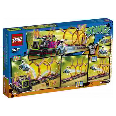 LEGO® City 60357: Desafío de acrobacias con anillo de fuego