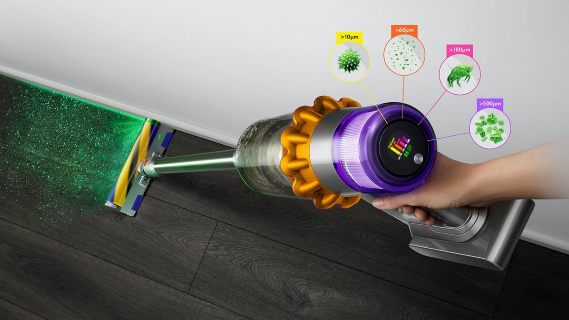 Aspirateur balai Dyson V15 Detect Fluffy - vue 7