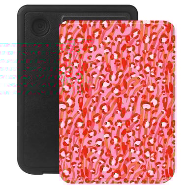 Selencia Étui de liseuse portefeuille Vivid pour Kobo Clara Colour / Clara BW - Wild Spots Lipstick