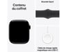 Apple Watch Series 10 GPS 42mm Nero con Cinturino in Gomma S/M