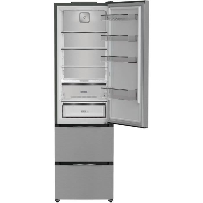 Réfrigérateur combiné Whirlpool WHKF6352X5E Classe C 351 + 35 dB Dual No Frost Inox - vue 3
