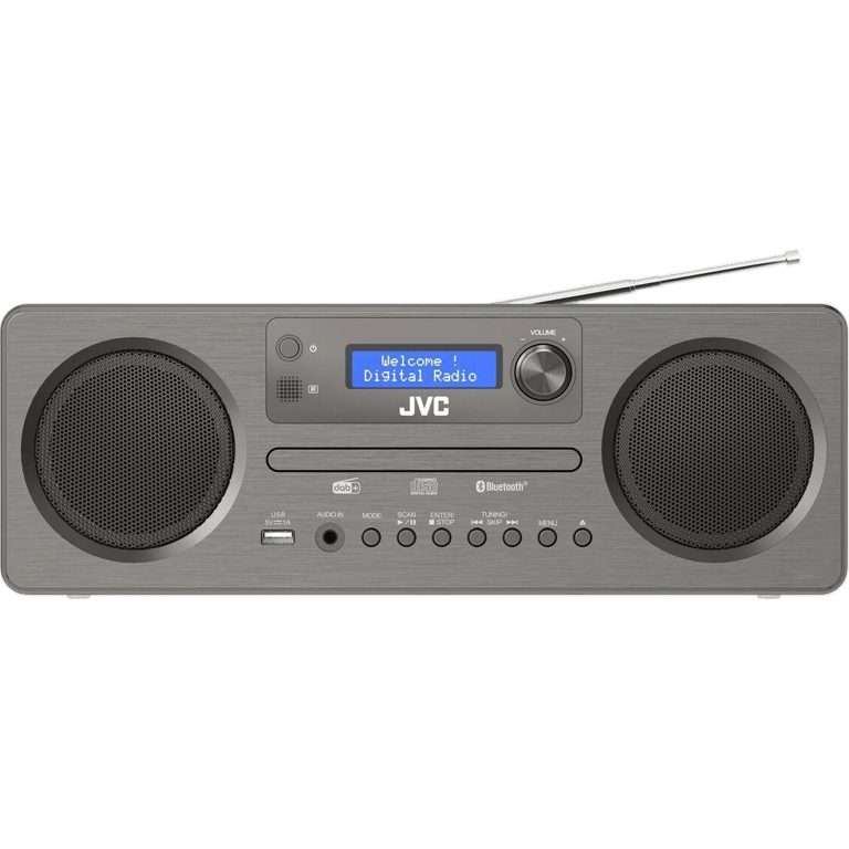 Mini Hifi JVC RD E861B DAB - vue 3