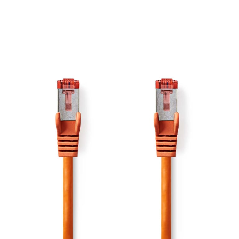 Nedis CCGL85221OG025 câble de réseau Orange 0,25 m Cat6 SF/UTP (S-FTP) - Neuf