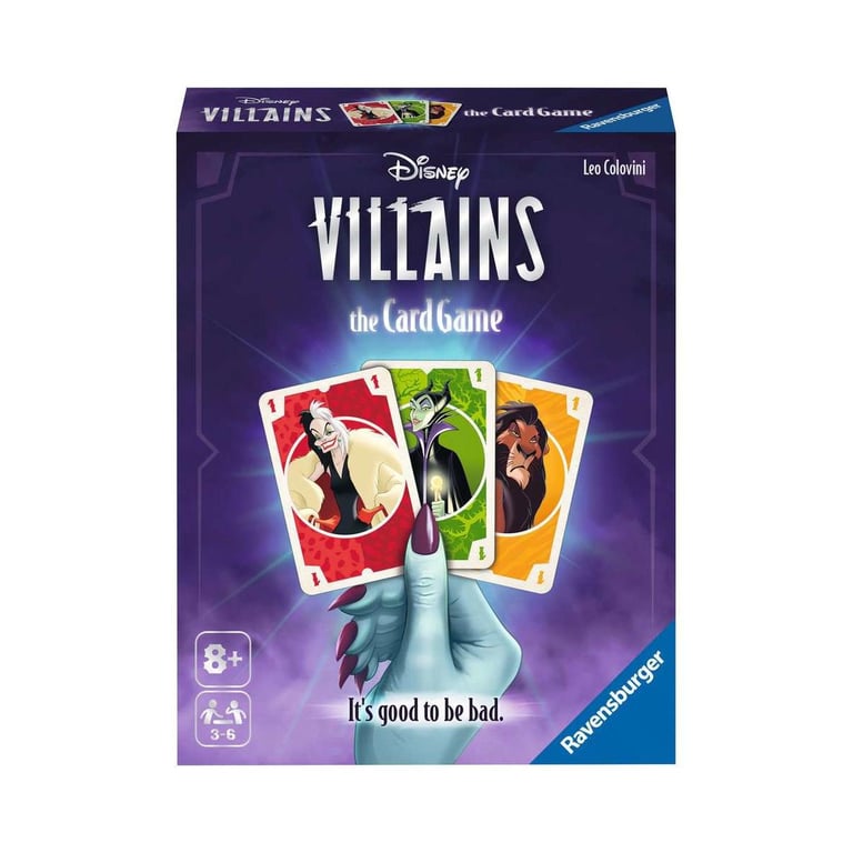 Disney Villains : Le jeu de cartes : 8 américain Ravensburger Jeux France