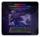 Clavier de Jeu Mécanique 3 Modes, Interrupteurs Bleus Personnalisés, Touches Macro Programmables, Rétroéclairage RGB 16.8M, Anti-ghosting, Compatible Multi-plateformes