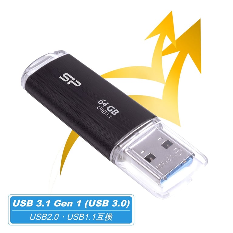 Silicon Power Blaze B02 lecteur USB flash USB Type A 3.2 Gen 1 3.1 Gen 1 Neuf - vue 3