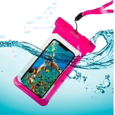 Celly SPLASHBAG20PK funda para teléfono móvil 16,5 cm (6.5'') Rosa