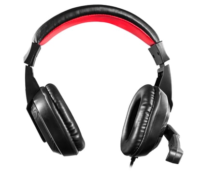 Mars Gaming MRH0 auricular y casco Auriculares Alámbrico Diadema Juego Negro, Rojo