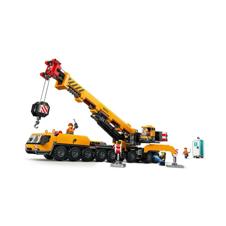 Lego City La Grue De Chantier Mobile Jaune 60409 Lego La Boite - vue 4